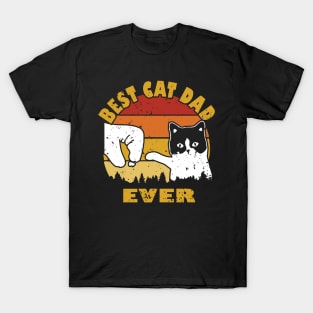 Funny Cat Dad, Best Cat Dad Ever T-Shirt